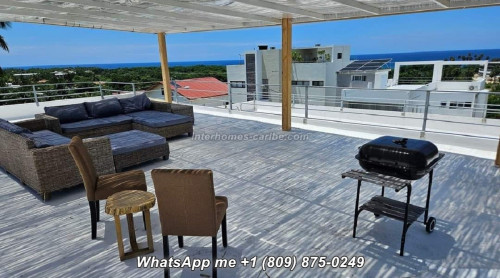 photos for CABARETE: FIRE SALE OF A MODERN 1-BEDROOM APARTMENT, WITH PRIVATE ROOF TERRACE AND SEA VIEW.