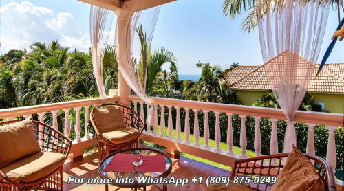 thumbnail for SOSUA: 2-STOREY VILLA - 3-BEDROOM APARTMENT AND 1-BEDROOM GUEST APARTMENT, OCEAN VIEW