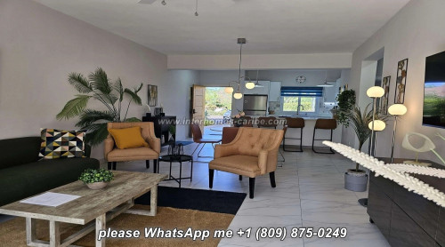 thumbnail for SOSUA: MODERN, HIGH-END 2-BEDROOM APARTMENT, A SHORT WALK TO THE BEACH